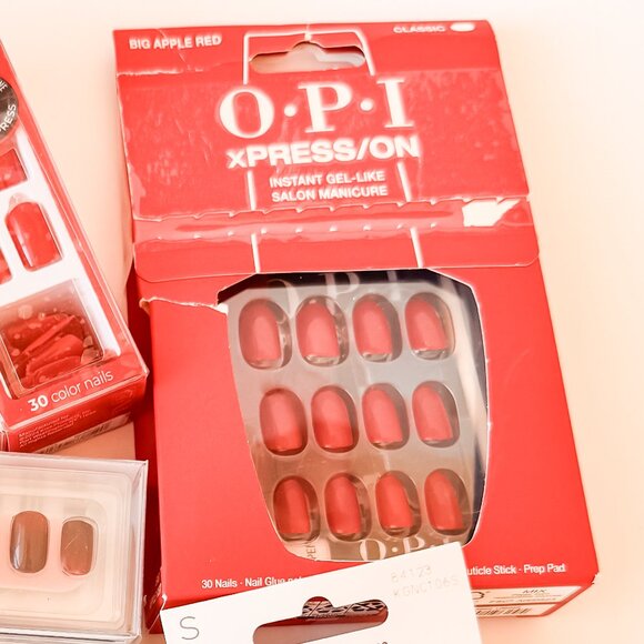 💅 Bundle of 8 Brand New Press-On & Gel Nails – Static, Impress, Kiss, OPI 💅 - Picture 6 of 9